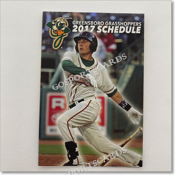 2017 Greensboro Grasshoppers Pocket Schedule