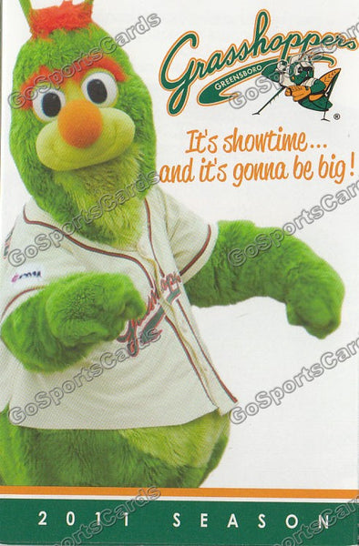 2011 Greensboro Grasshoppers Pocket Schedule