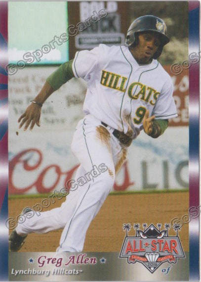 2016 Carolina League All Star Greg Allen