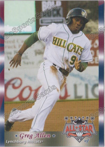 2016 Carolina League All Star Greg Allen