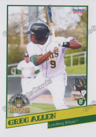 2016 Lynchburg Hillcats Greg Allen