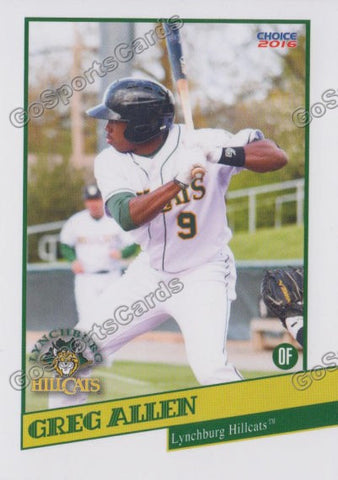 2016 Lynchburg Hillcats Greg Allen