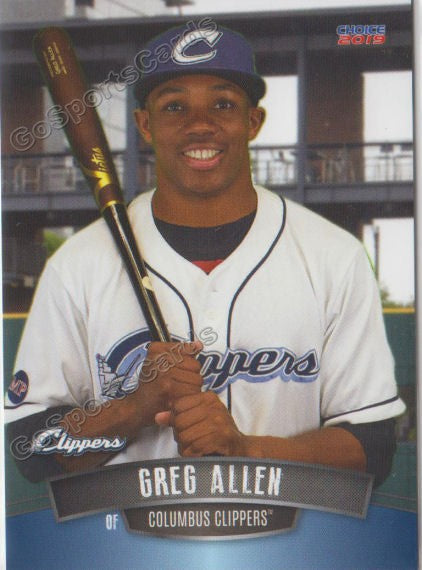 2019 Columbus Clippers Greg Allen