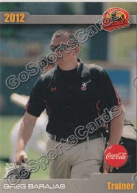 2012 Nashville Sounds Greg Barajas