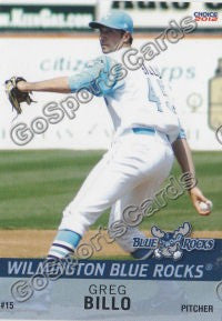 2012 Wilmington Blue Rocks Greg Billo
