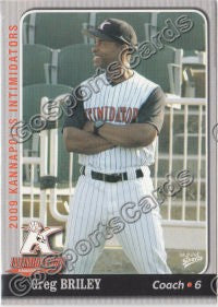 2009 Kannapolis Intimidators Greg Briley
