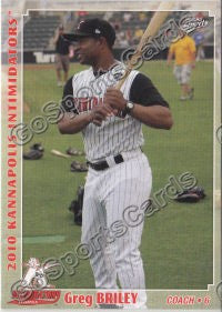 2010 Kannapolis Intimidators Greg Briley