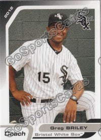 2012 Bristol White Sox Greg Briley