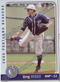 2009 Portland Beavers Greg Burke