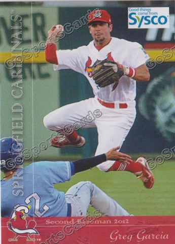 2012 Springfield Cardinals SGA Greg Garcia