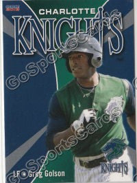 2012 Charlotte Knights Greg Golson