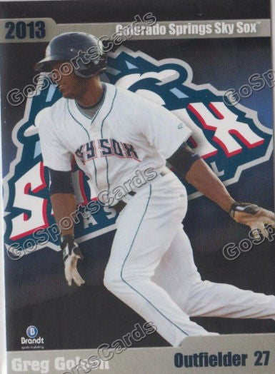 2013 Colorado Springs Sky Sox Greg Golson