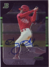 Greg Golson 2005 Bowman Chrome #161 (Autograph)