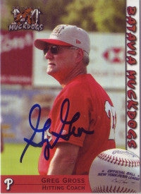 Greg Gross 2005 Minor League Batavia (Autograph)