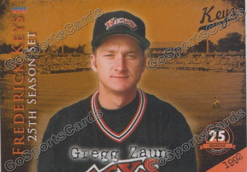 2013 Frederick Keys 25 Anniversary Gregg Zaun