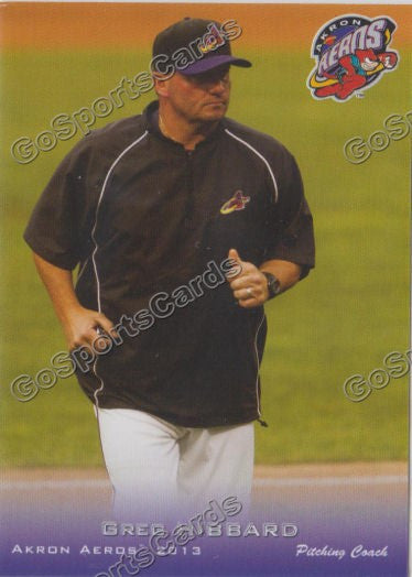 2013 Akron Aeros Greg Hibbard