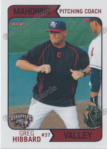 2015 Mahoning Valley Scrappers Greg Hibbard