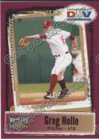 2011 Wisconsin Timber Rattlers DAV Greg Holle