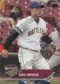 2011 Wisconsin Timber Rattlers Greg Hopkins