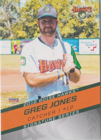 2018 Boise Hawks Greg Jones