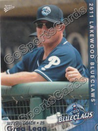 2011 Lakewood BlueClaws Greg Legg