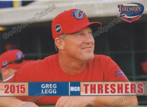 2015 Clearwater Threshers Greg Legg
