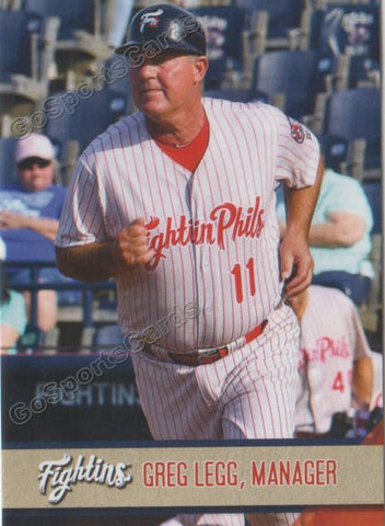2018 Reading Fightin Phils Update Greg Legg