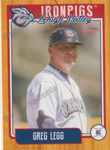 2019 Lehigh Valley IronPigs Greg Legg