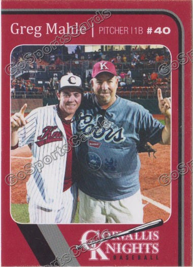 2013 Corvallis Knights Greg Mahle