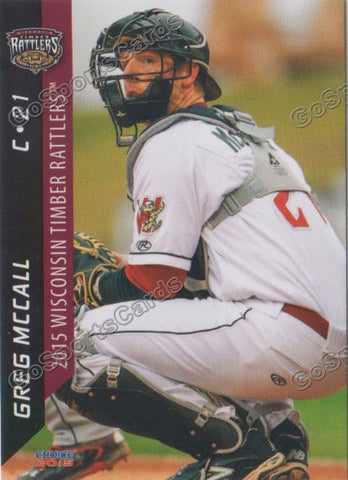 2015 Wisconsin Timber Rattlers Greg McCall