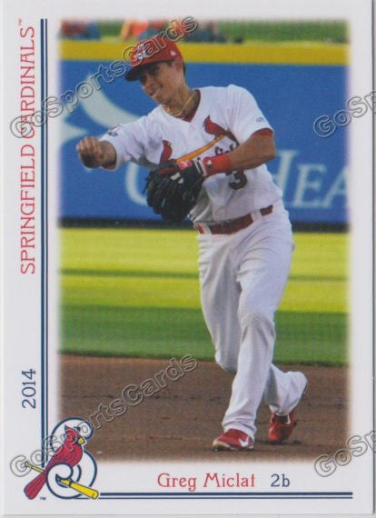 2014 Springfield Cardinals Greg Miclat