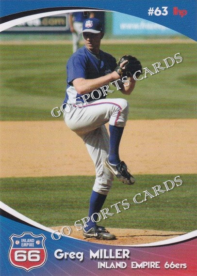 2009 Inland Empire 66ers Greg Miller – Go Sports Cards