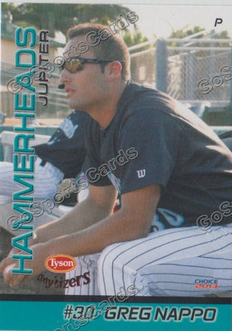 2013 Jupiter Hammerheads Greg Nappo
