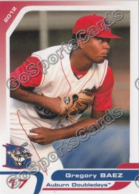2012 Auburn Doubledays Gregory Baez