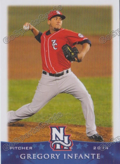 2014 New Hampshire Fisher Cats Greg Gregory Infante