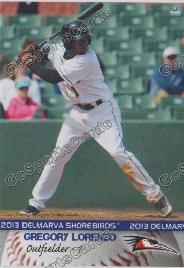 2013 Delmarva Shorebirds Gregory Lorenzo