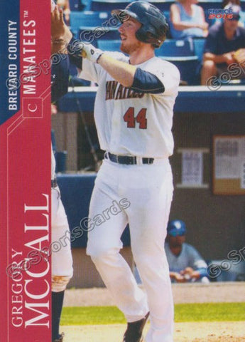 2016 Brevard County Manatees Greg Gregory McCall