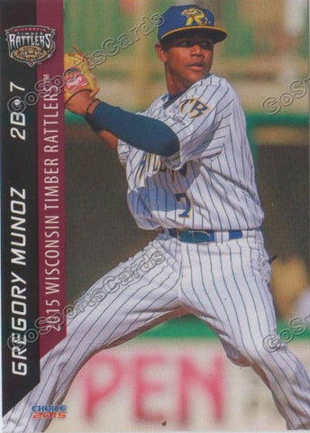 2015 Wisconsin Timber Rattlers Greg Munoz