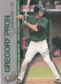 2012 Savannah Sand Gnats Gregory Pron