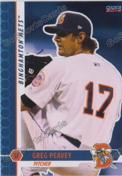 2014 Binghamton Mets Greg Peavey