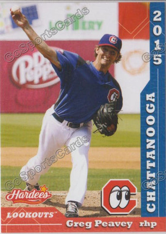 2015 Chattanooga Lookouts Greg Peavey