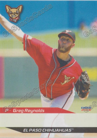 2016 El Paso Chihuahuas Greg Reynolds