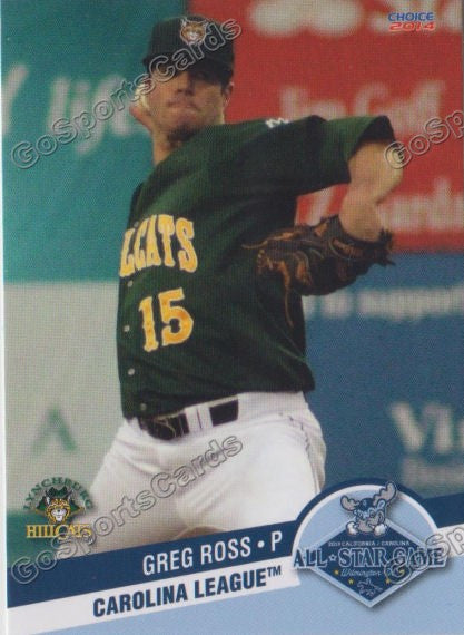 2014 Carolina League All Star Greg Ross