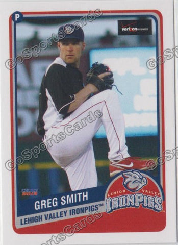 2013 Lehigh Valley IronPigs SGA 2nd Greg Smith