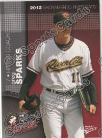 2012 Sacramento River Cats Greg Sparks