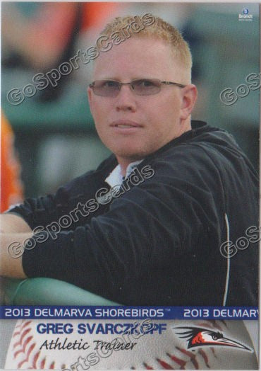 2013 Delmarva Shorebirds Greg Svarczkopf