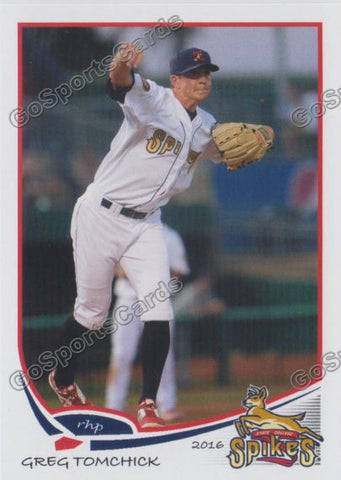 2016 State College Spikes Greg Tomchick