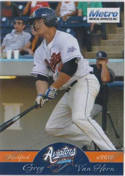 2013 Rockford Aviators Greg Van Horn