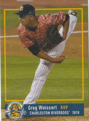 2018 Charleston RiverDogs Greg Weissert
