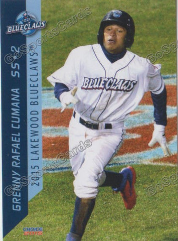 2015 Lakewood BlueClaws Grenny Rafael Cumana
